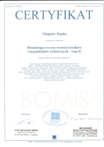 Certyfikat BOMIS, rzeczoznawca, wyceny