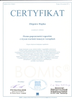 Certyfikat BOMIS, rzeczoznawca, wyceny